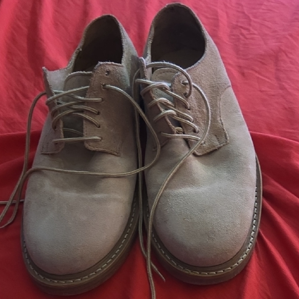 Thursday Boot Company Men's Suede Oxfords - Beige